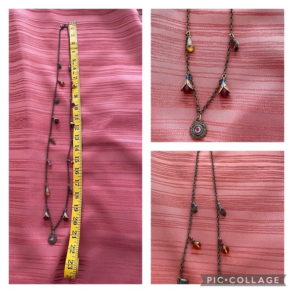 Signed Robert Rose vintage necklace, signed. Many colors and shapes. - Picture 1 of 8